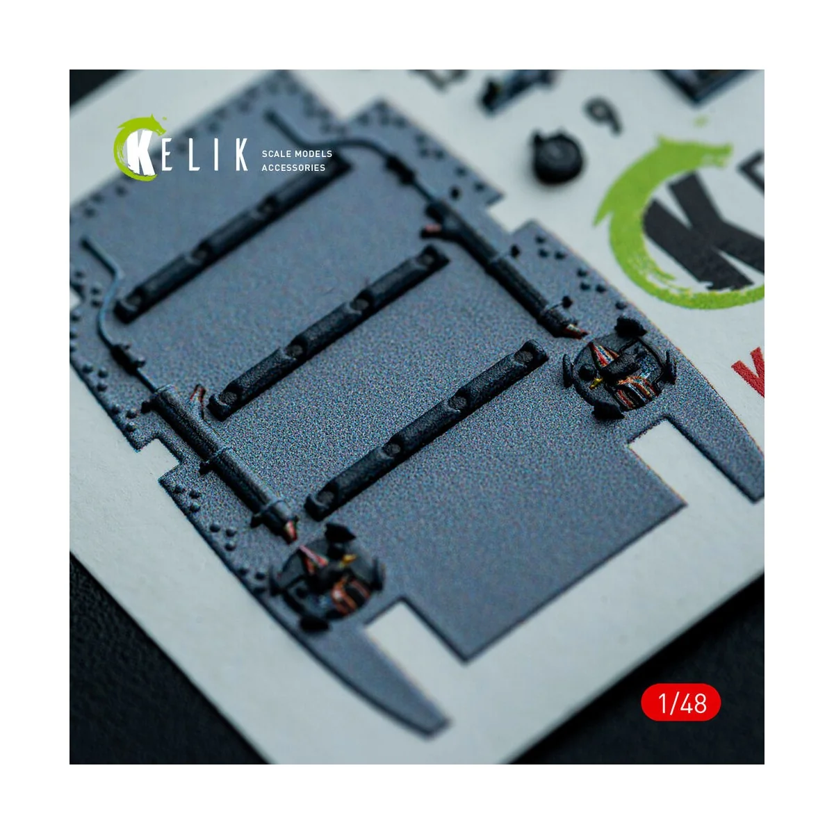 AV-8A HARRIER (Late) - interior 3D decals for Kinetic kit, 1/48 - K...