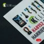 AV-8A HARRIER (Early) - interior 3D decals for Kinetic kit, 1/48 - ...