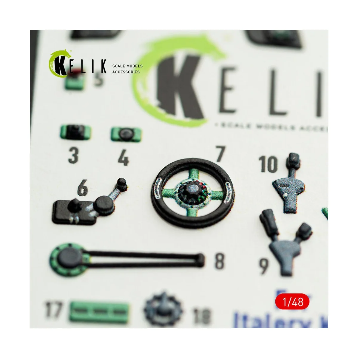 MC.200 - interior 3D decals for Italeri kit, 1/48 - Kelik K48163
