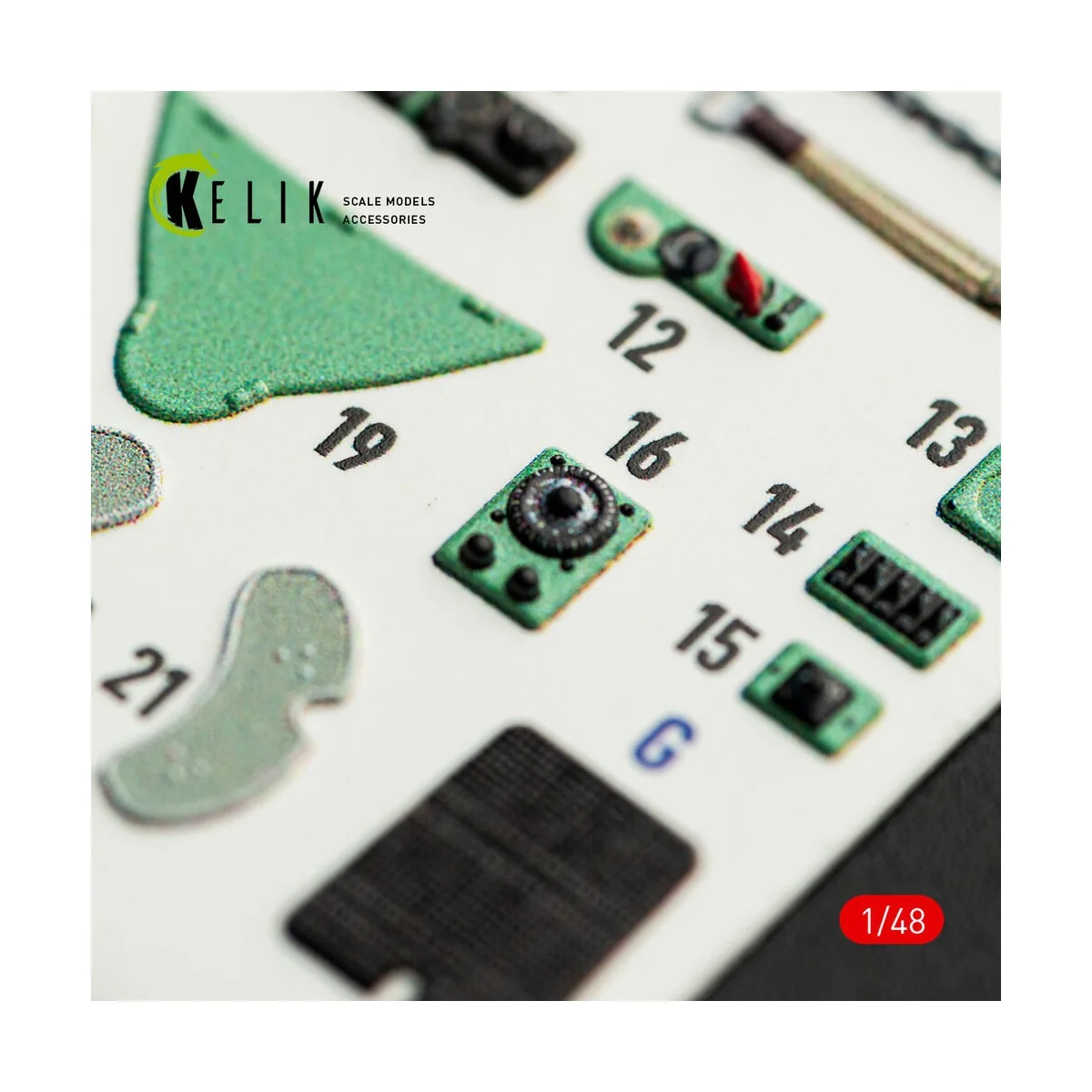 MC.200 - interior 3D decals for Italeri kit, 1/48 - Kelik K48163