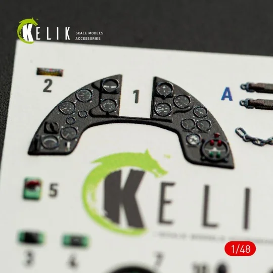 MC.200 - interior 3D decals for Italeri kit, 1/48 - Kelik K48163