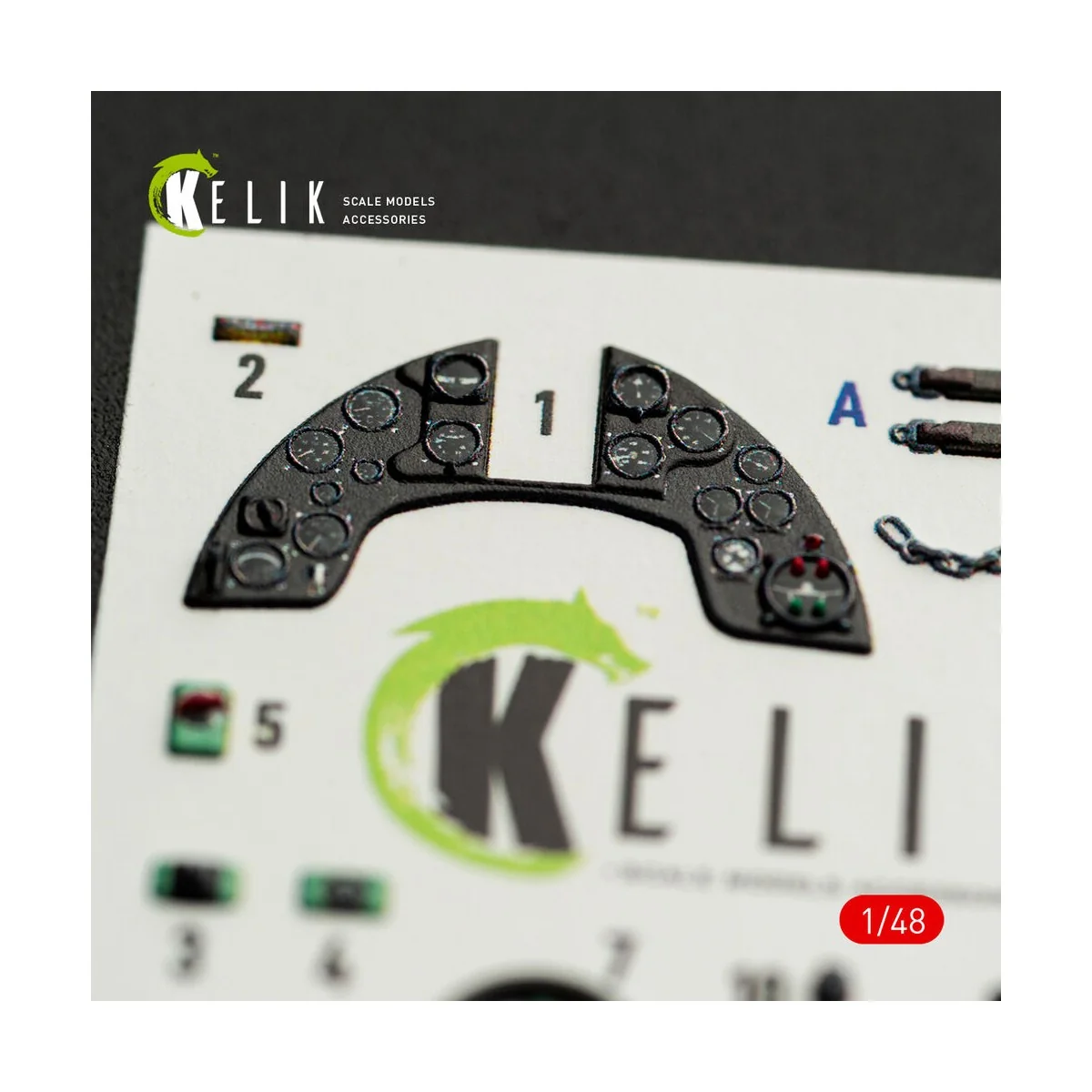 MC.200 - interior 3D decals for Italeri kit, 1/48 - Kelik K48163