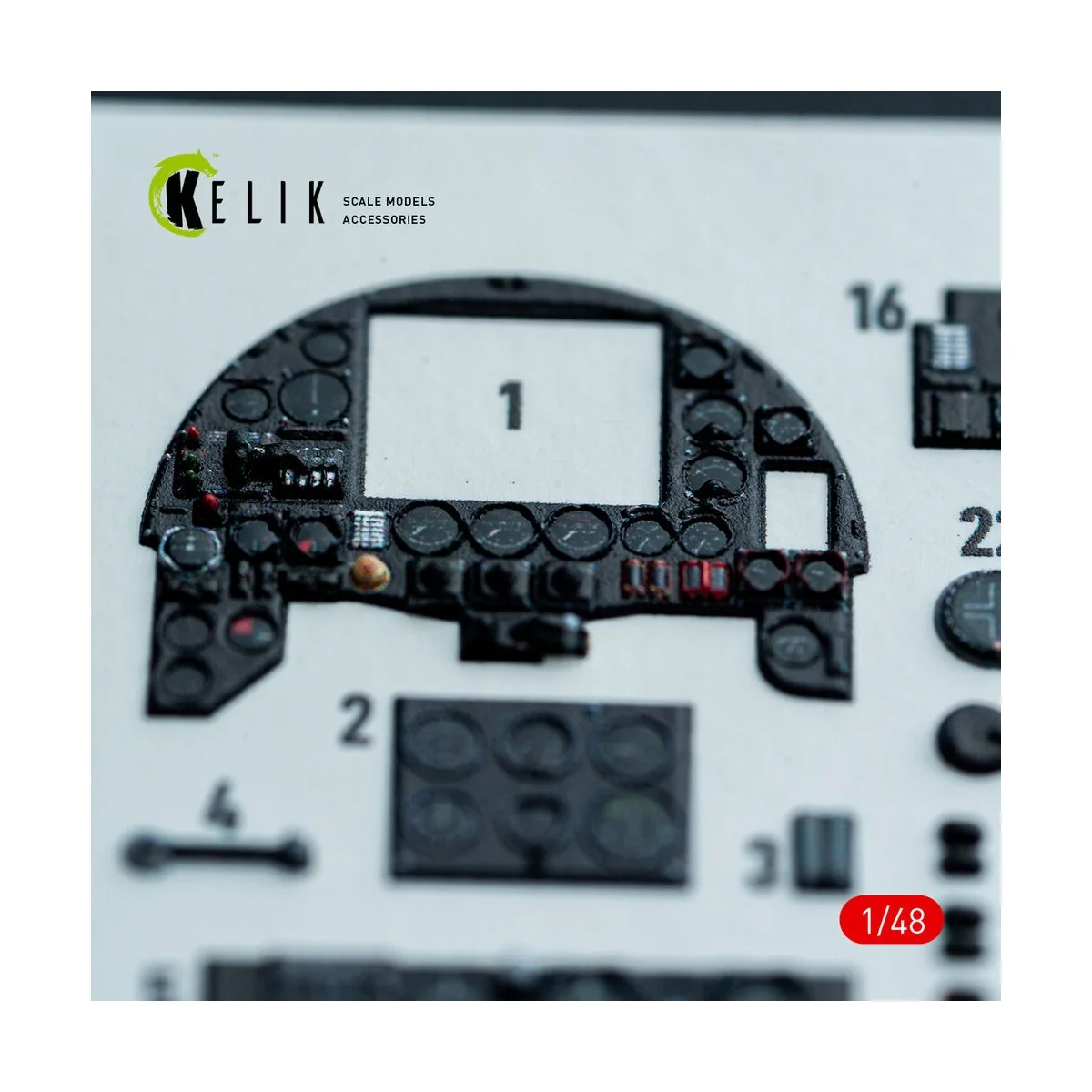 Hampden B.Mk.1 - interior 3D decals for ICM kit, 1/48 - Kelik K48162