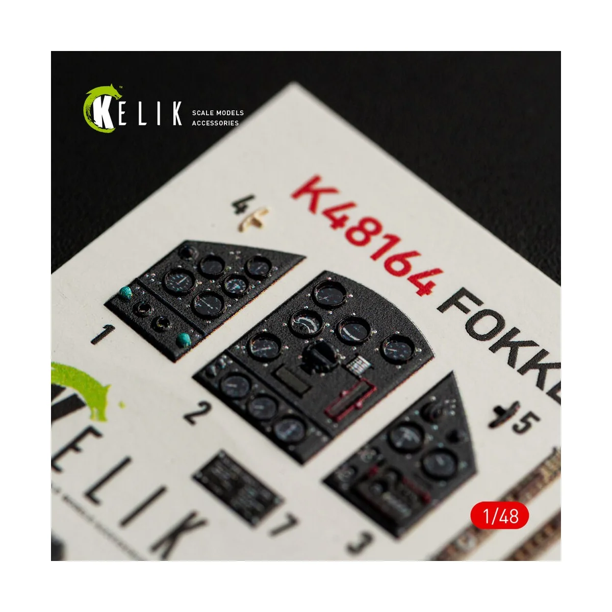 FOKKER D.XXI - interior 3D decals for Special Hobby kit, 1/48 - Kel...