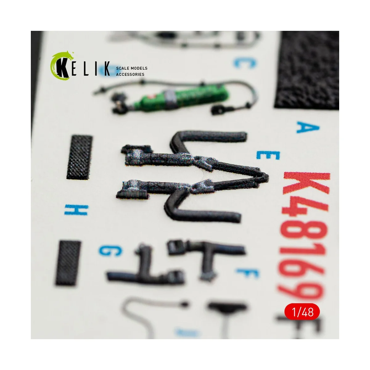 F-16I SUFA - interior 3D decals for GWH kit, 1/48 - Kelik K48169