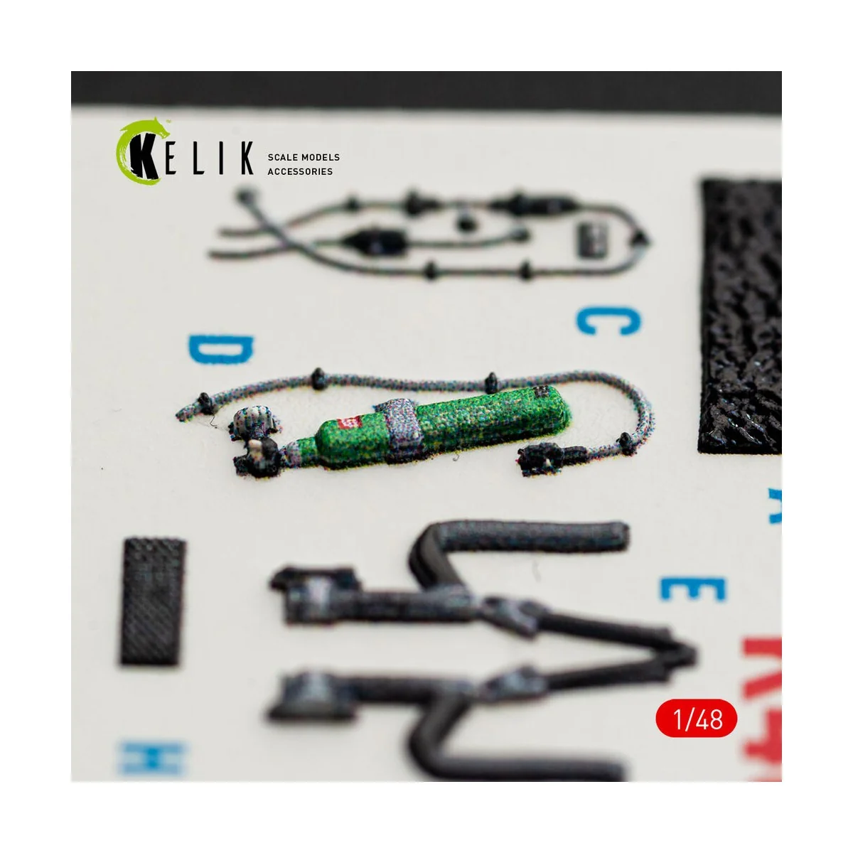 F-16I SUFA - interior 3D decals for GWH kit, 1/48 - Kelik K48169