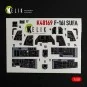 F-16I SUFA - interior 3D decals for GWH kit, 1/48 - Kelik K48169