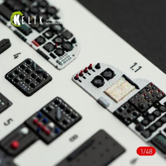 H-34A/UH-34D - interior 3D decals for Italeri kit, 1/48 - Kelik K48172 H-34A/UH-34D - interior 3D decals for Italeri kit, 1/48 - Kelik K48172