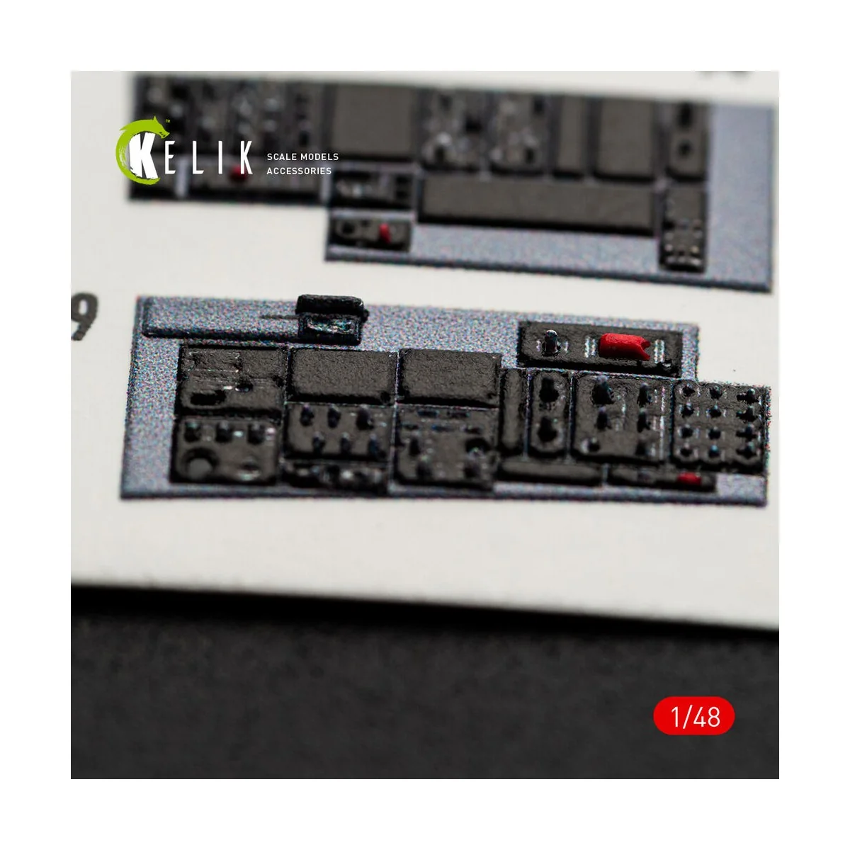 F-16I SUFA - interior 3D decals for GWH kit, 1/48 - Kelik K48169