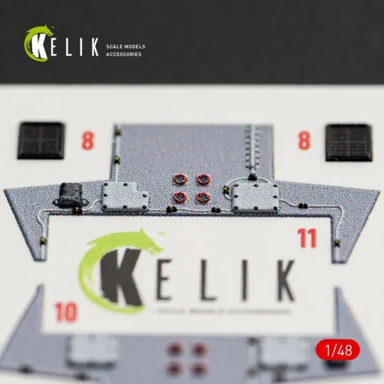 F-16I SUFA - interior 3D decals for GWH kit, 1/48 - Kelik K48169
