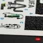 F-16I SUFA - interior 3D decals for GWH kit, 1/48 - Kelik K48169