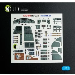BV-222 - interior 3D decals for Revell kit, 1/72 - Kelik K72180