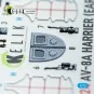 AV-8A Harrier (early) - interior 3D decals for Italeri kit, 1/72 - ...