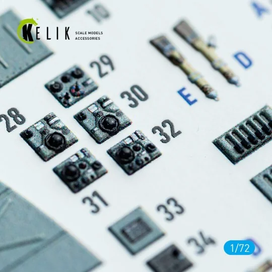 BV-222 - interior 3D decals for Revell kit, 1/72 - Kelik K72180 BV-222 - interior 3D decals for Revell kit, 1/72 - Kelik K72180