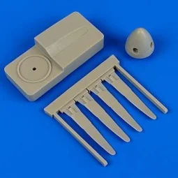 P-51B/C/D Mustang propeller w/tool f.Tam - Quickboost QB48 707