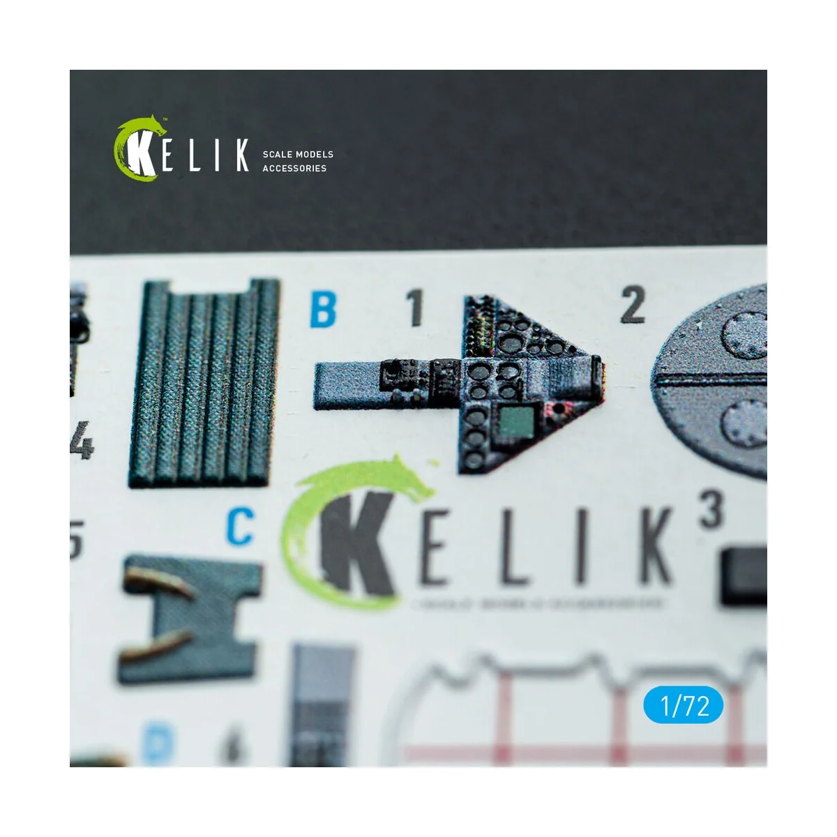 FRS.1 SEA Harrier - interior 3D decals for Italeri kit, 1/72 - Keli...