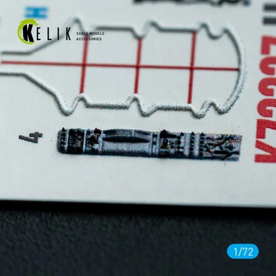 Harrier Gr3 (Late)- interior 3D decals for Italeri kit, 1/72 - Keli... Harrier Gr3 (Late)- interior 3D decals for Italeri kit, 1/72 - Keli...