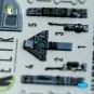 Harrier Gr1/Gr3 (Early) - interior 3D decals for Italeri kit, 1/72 ...