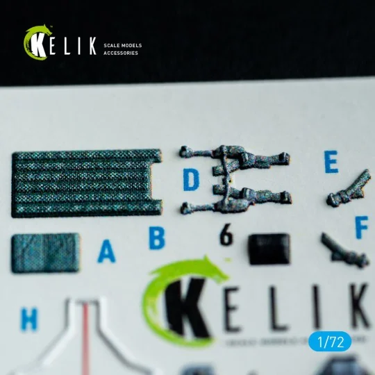 Harrier Gr1/Gr3 (Early) - interior 3D decals for Italeri kit, 1/72 ...