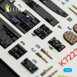 Ar-240 - interior 3D decals for Revell kit, 1/72 - Kelik K72230