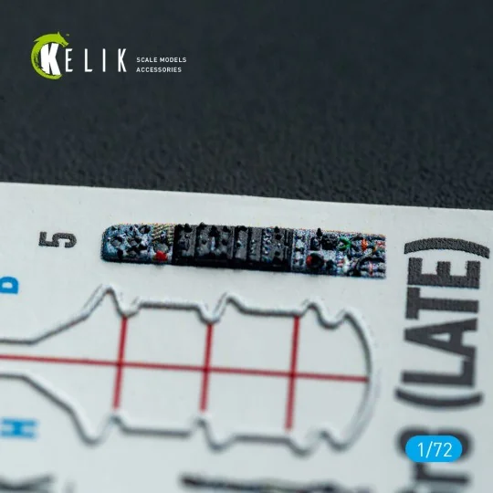 Harrier Gr3 (Late)- interior 3D decals for Italeri kit, 1/72 - Keli... Harrier Gr3 (Late)- interior 3D decals for Italeri kit, 1/72 - Keli...