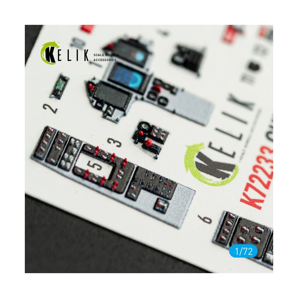 Chinese J-10B - interior 3D decals for Trumpeter kit, 1/72 - Kelik ...