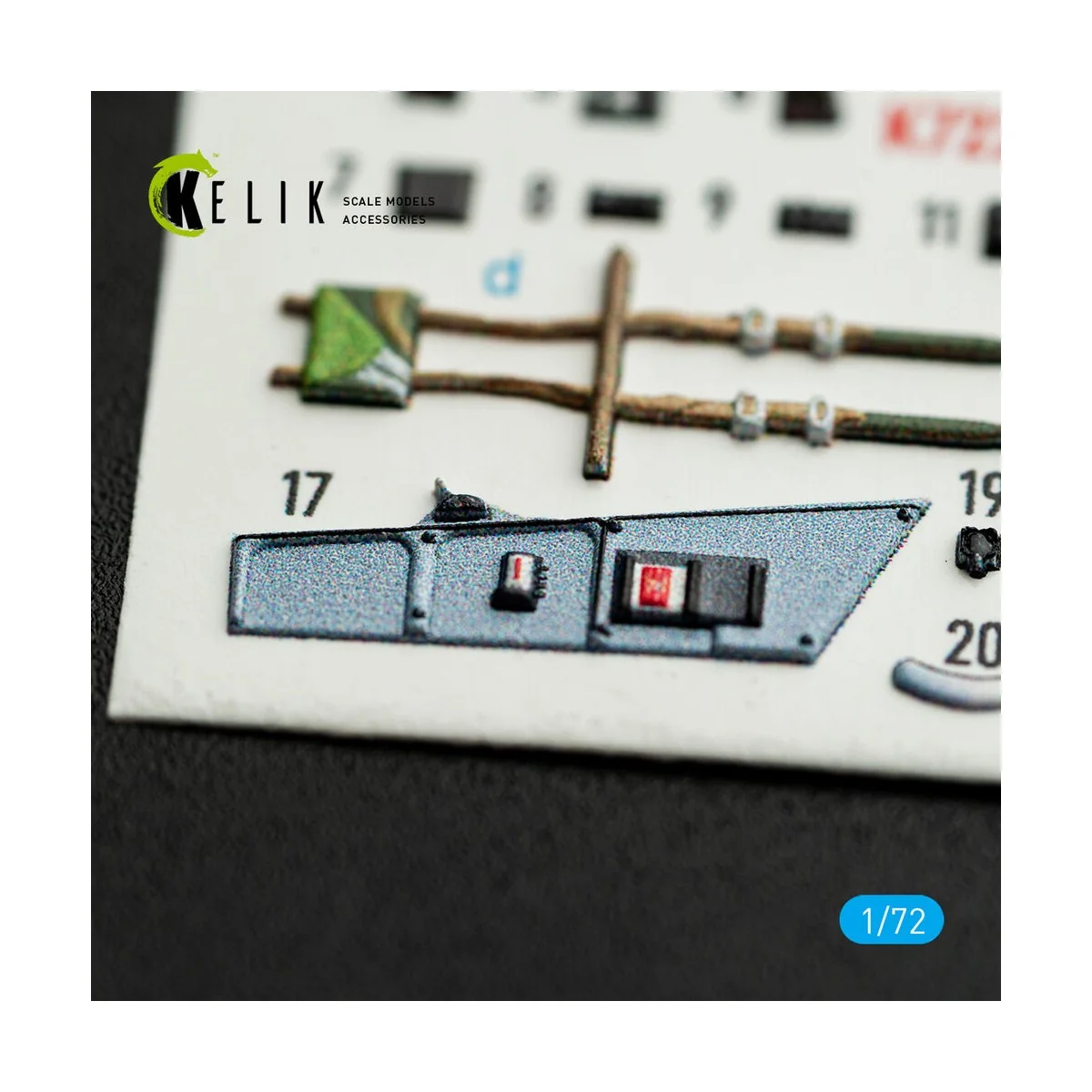 Mirage-2000C - interior 3D decals for DreamModel kit, 1/72 - Kelik ...