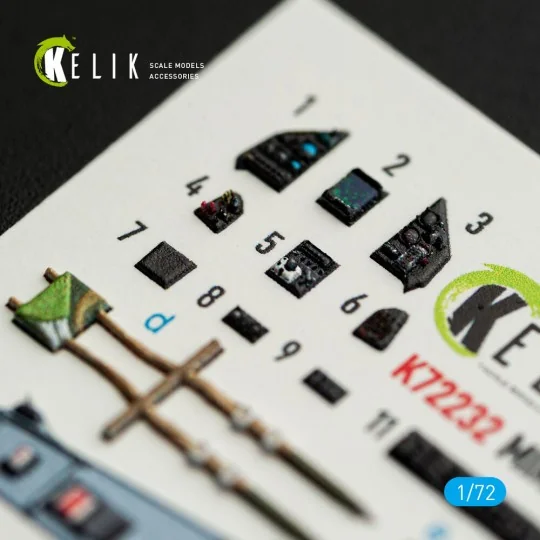 Mirage-2000C - interior 3D decals for DreamModel kit, 1/72 - Kelik ...