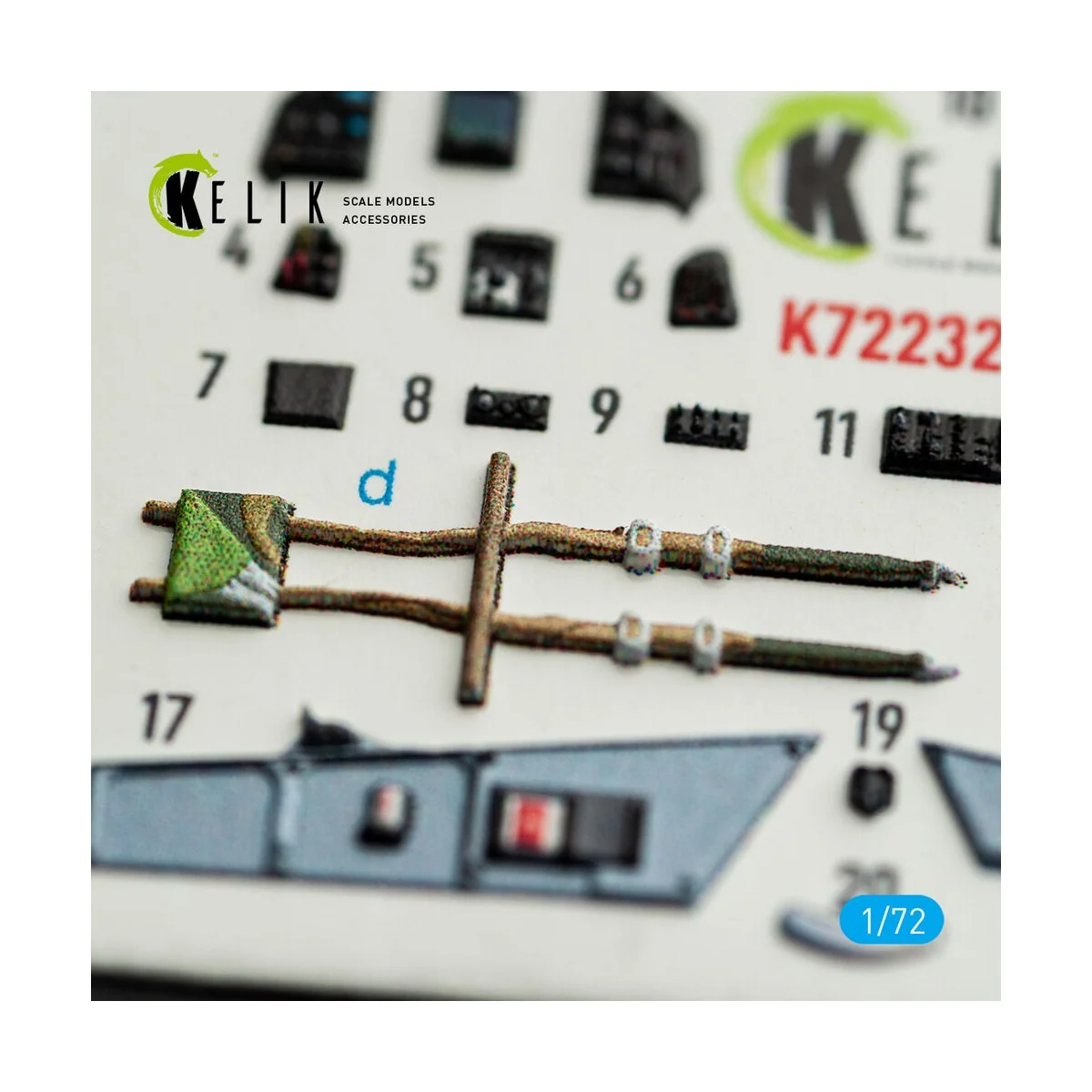 Mirage-2000C - interior 3D decals for DreamModel kit, 1/72 - Kelik ...