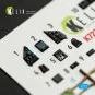 Mirage-2000C - interior 3D decals for DreamModel kit, 1/72 - Kelik ...