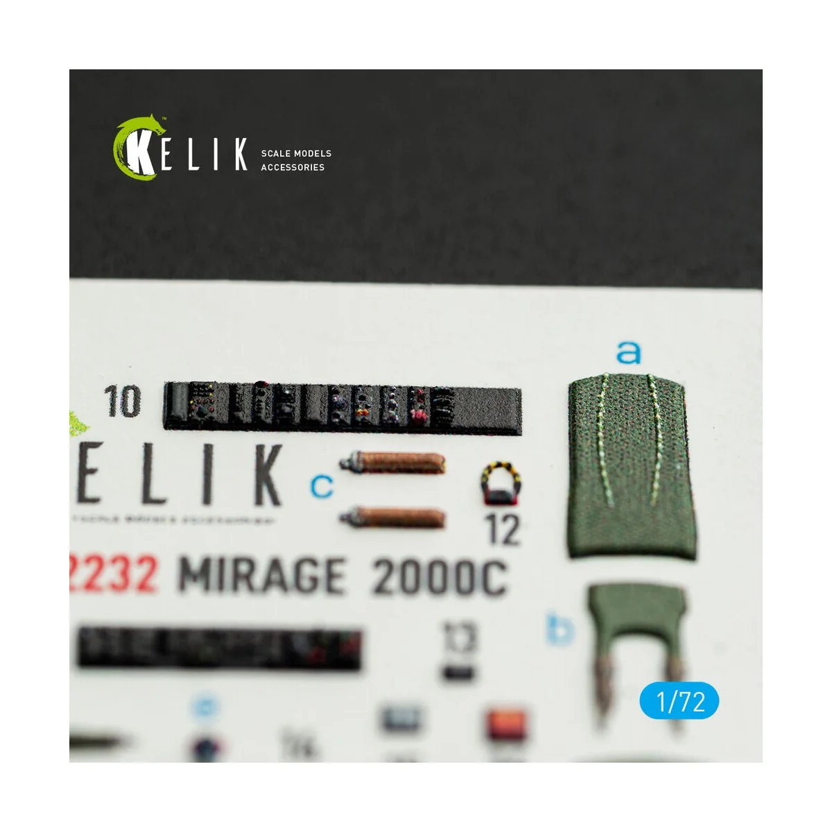 Mirage-2000C - interior 3D decals for DreamModel kit, 1/72 - Kelik ...