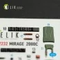Mirage-2000C - interior 3D decals for DreamModel kit, 1/72 - Kelik ...