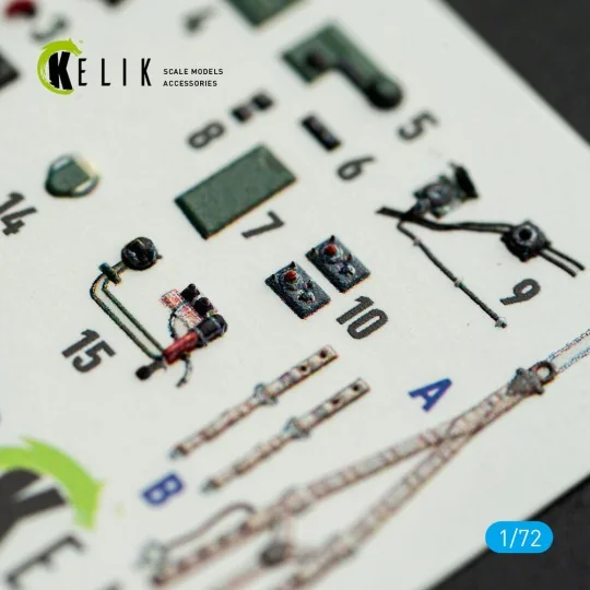 Spitfire PR A/B/E Types - interior 3D decals for IBG Models kit, 1/... Spitfire PR A/B/E Types - interior 3D decals for IBG Models kit, 1/...