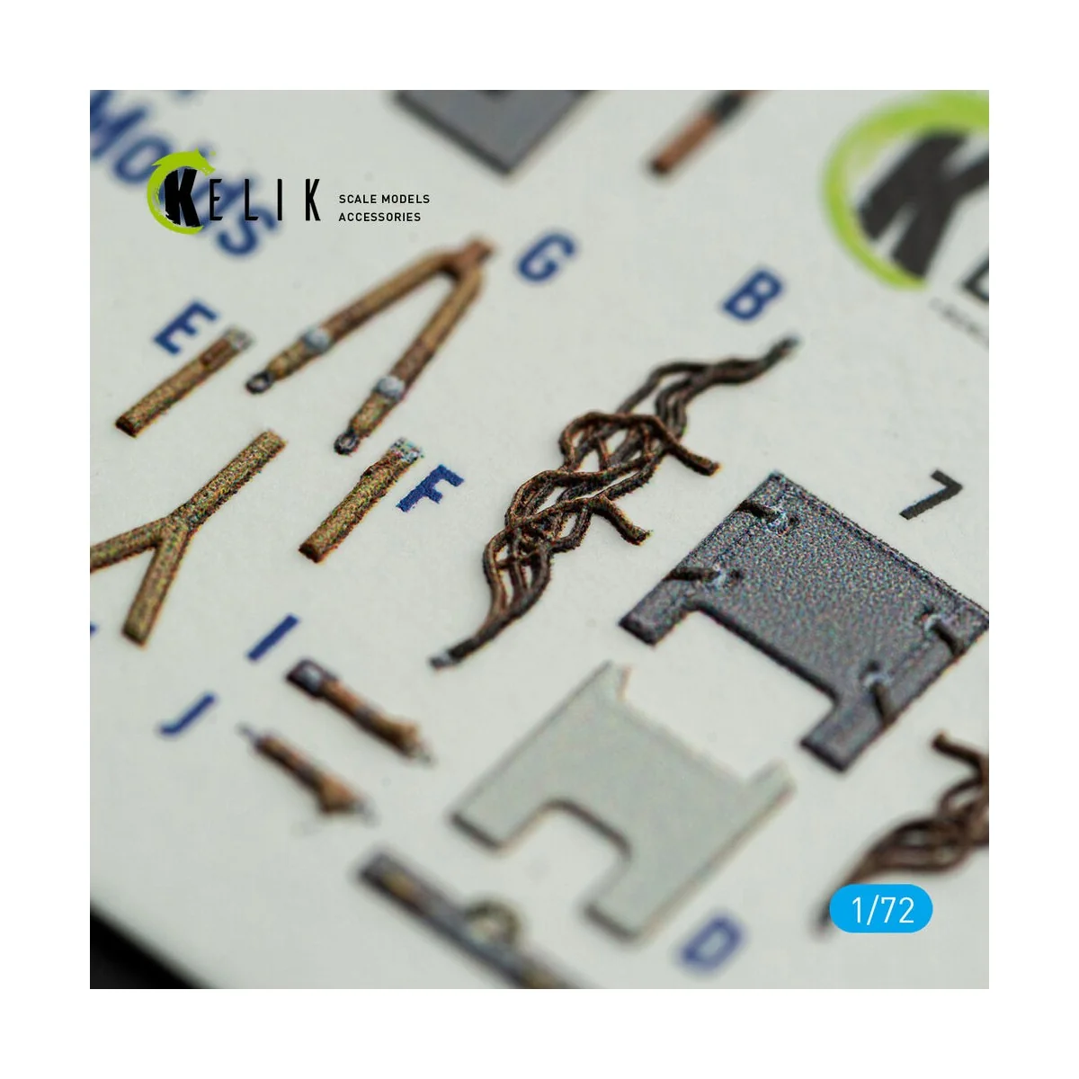 F-104J - interior 3D decals for Fine Molds kit, 1/72 - Kelik K72239