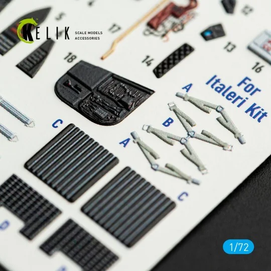 Mi-35/24 - interior 3D decals for Italeri kit, 1/72 - Kelik K72238