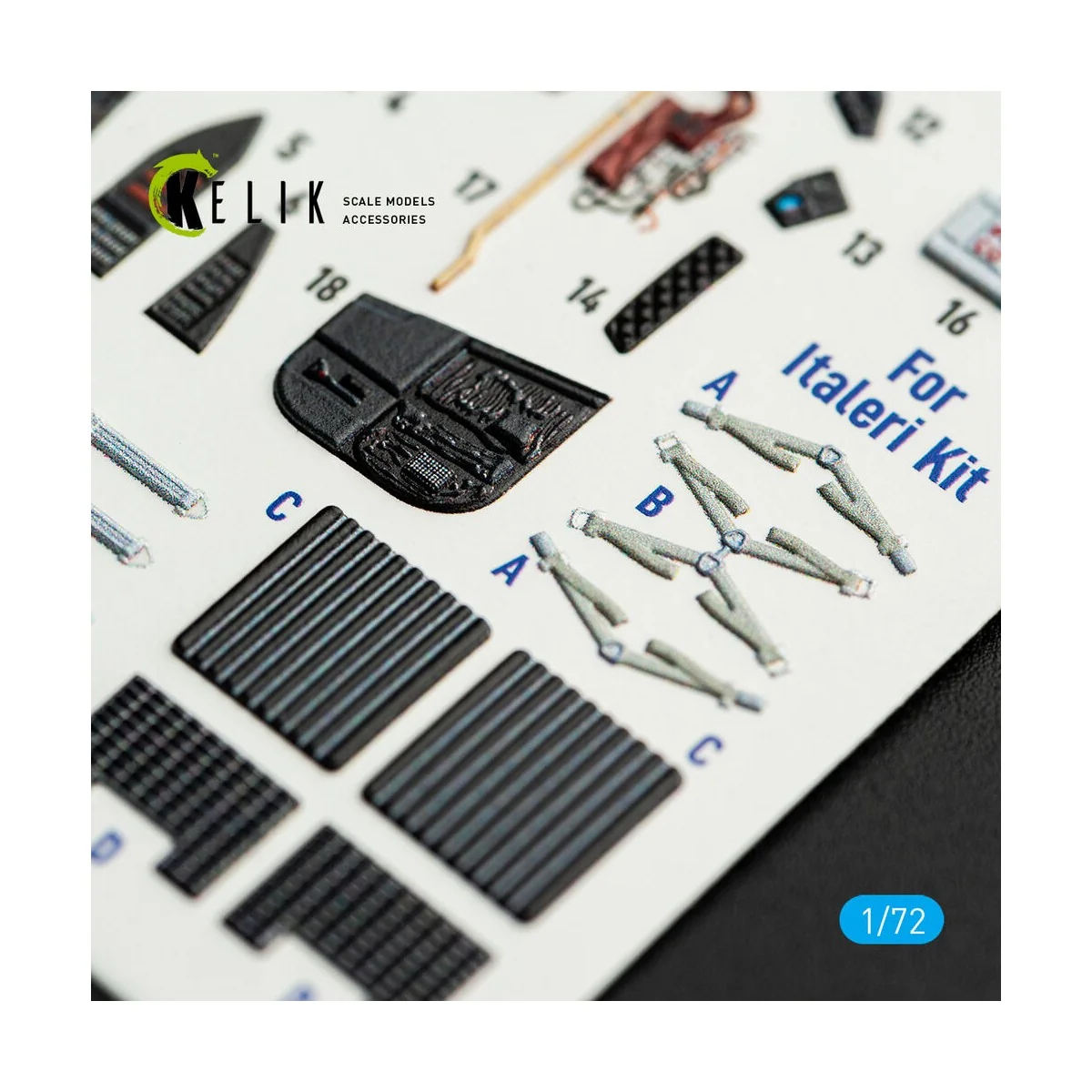 Mi-35/24 - interior 3D decals for Italeri kit, 1/72 - Kelik K72238