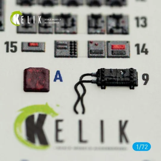 F-104J - interior 3D decals for Fine Molds kit, 1/72 - Kelik K72239