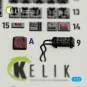 F-104J - interior 3D decals for Fine Molds kit, 1/72 - Kelik K72239