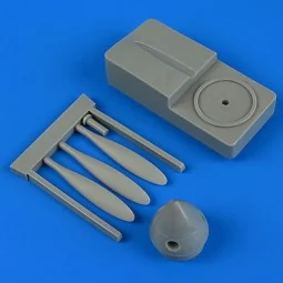 MiG-3 propeller w/tool for Trumpeter, 1/48 - Quickboost QB48 717