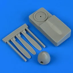 La-7 propeller w/tool f.Hasegawa/Eduard - Quickboost QB48 718