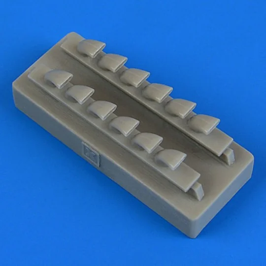 Bf 109G exhaust f. Eduard, 1/48 - Quickboost QB48 734 Bf 109G exhaust f. Eduard, 1/48 - Quickboost QB48 734