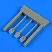 I-153 Chaika control lever for ICM, 1/48 - Quickboost QB48 753