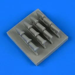 Defiant Mk.I exhaust for Airfix, 1/48 - Quickboost QB48 755