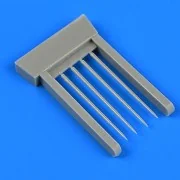 SAAB J-29 Tunnan pitot tubes, 1/48 - Quickboost QB48 758