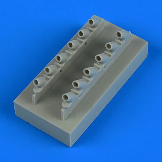 P-40B Warhawk exhaust for Airfix - Quickboost QB48 766