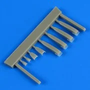 Kfir C2/C7 air scoops for AMK, 1/48 - Quickboost QB48 768