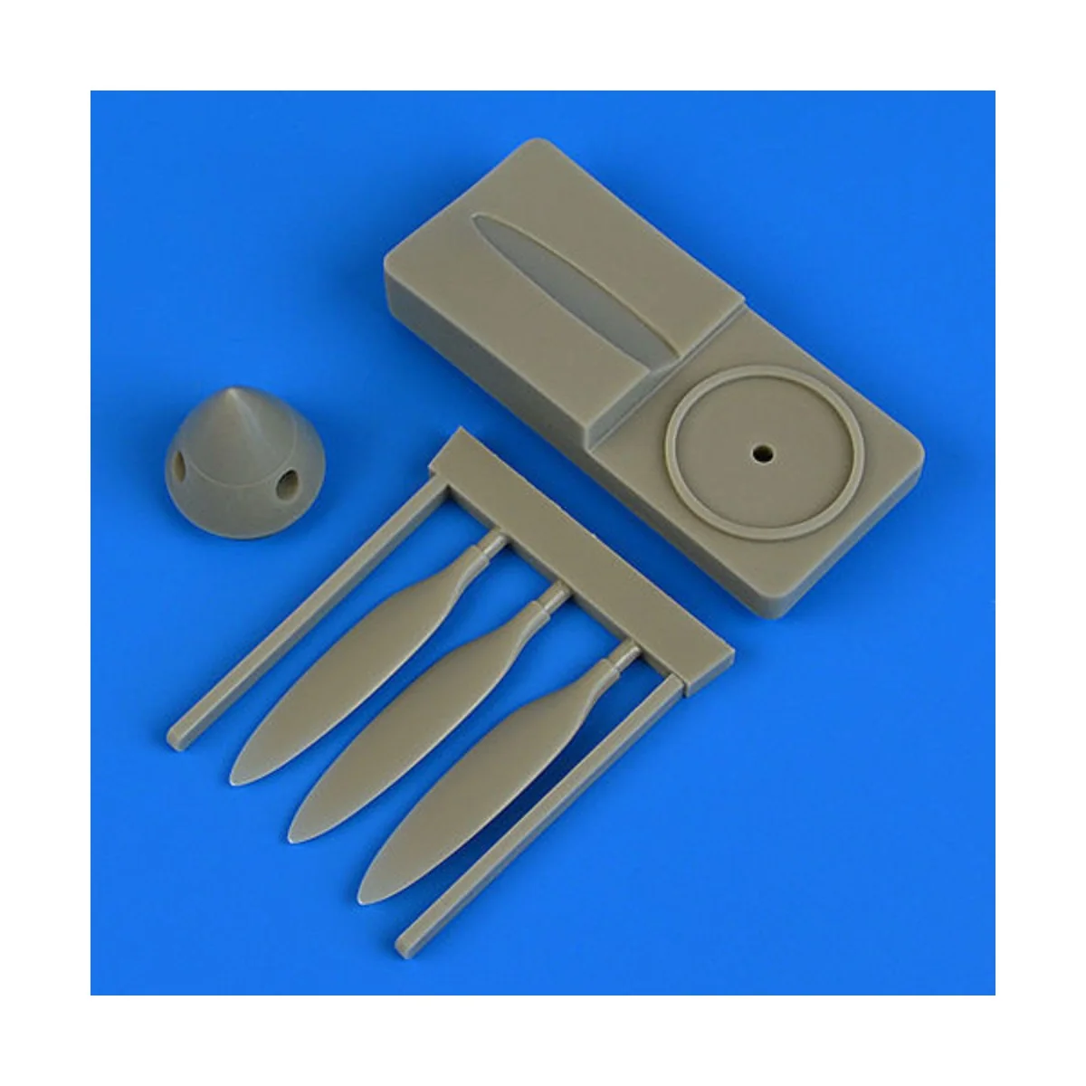 P-40B/C Warhawk propeller w/tool f.Bronc, 1/48 - Quickboost QB48 783