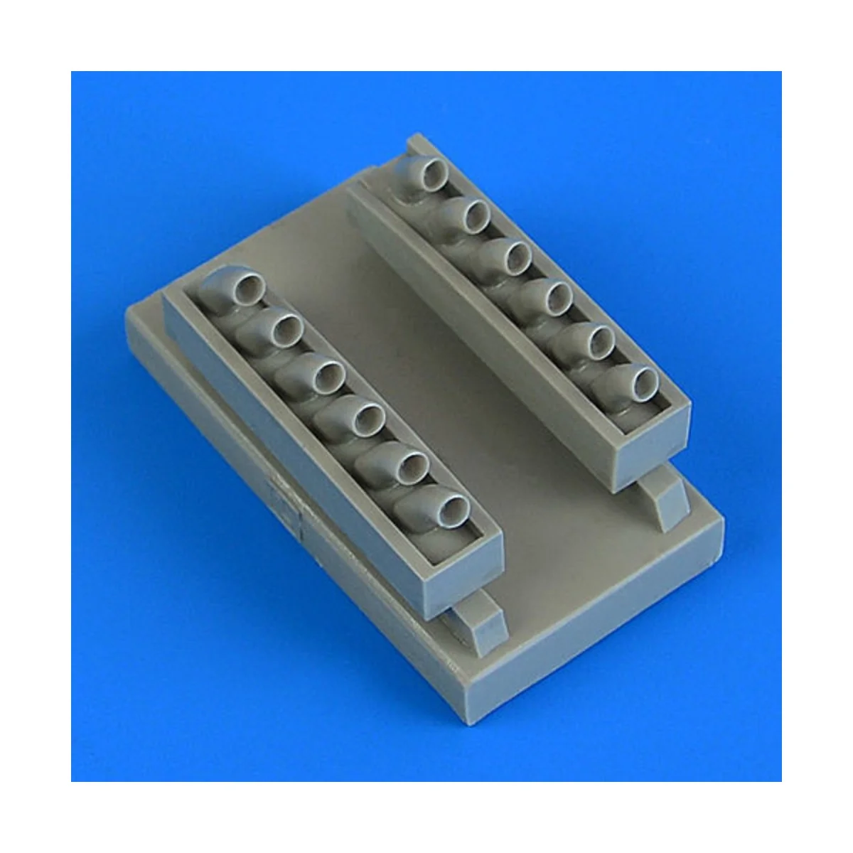 P-40B/C Warhawk exhaust for Bronco, 1/48 - Quickboost QB48 784