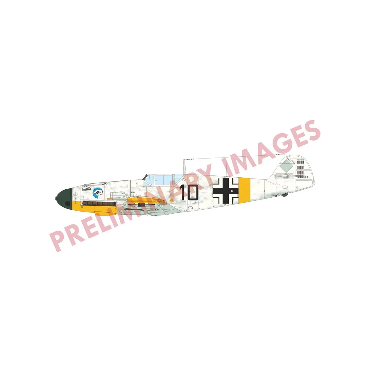 Bf 109F-2, 1/48 - Eduard Plastic Kits 84212