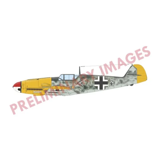 Bf 109F-2, 1/48 - Eduard Plastic Kits 84212
